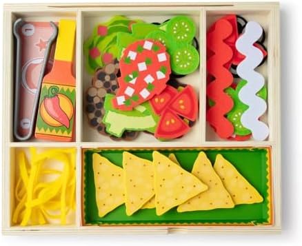 Set de jucării din lemn Melissa & Doug Nachos pentru copii - Recenzie și ofertă specială! - imagine 2